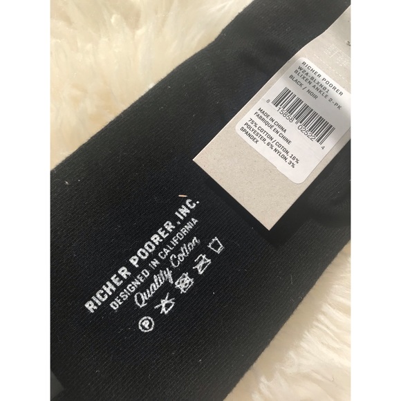 richer poorer brand 2 pack socks black & polka dot - Picture 3 of 4